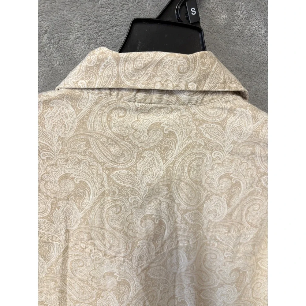 Rafter C Cowboy Quality Paisley Long Sleeve Western Shirt Men's L - Picture 10 of 12